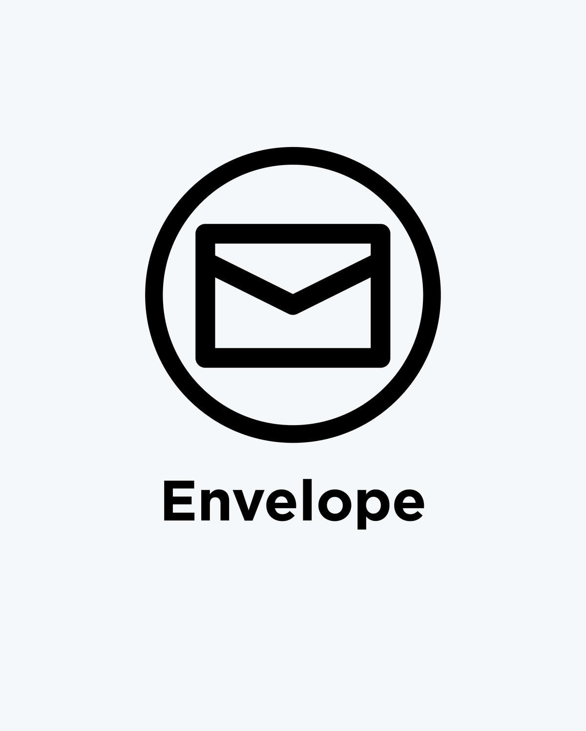 Prepaid Warranty Service Envelope Icon - Black Logo Design | Benchmade Knife Co.