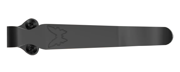 Black 2-Hole Deep Carry Split Arrow Clip - Side View | Benchmade Knife Co.
