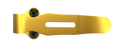 Gold PVD 2-Hole Deep Carry Pocket Clip - Top View | Benchmade Knife Co.