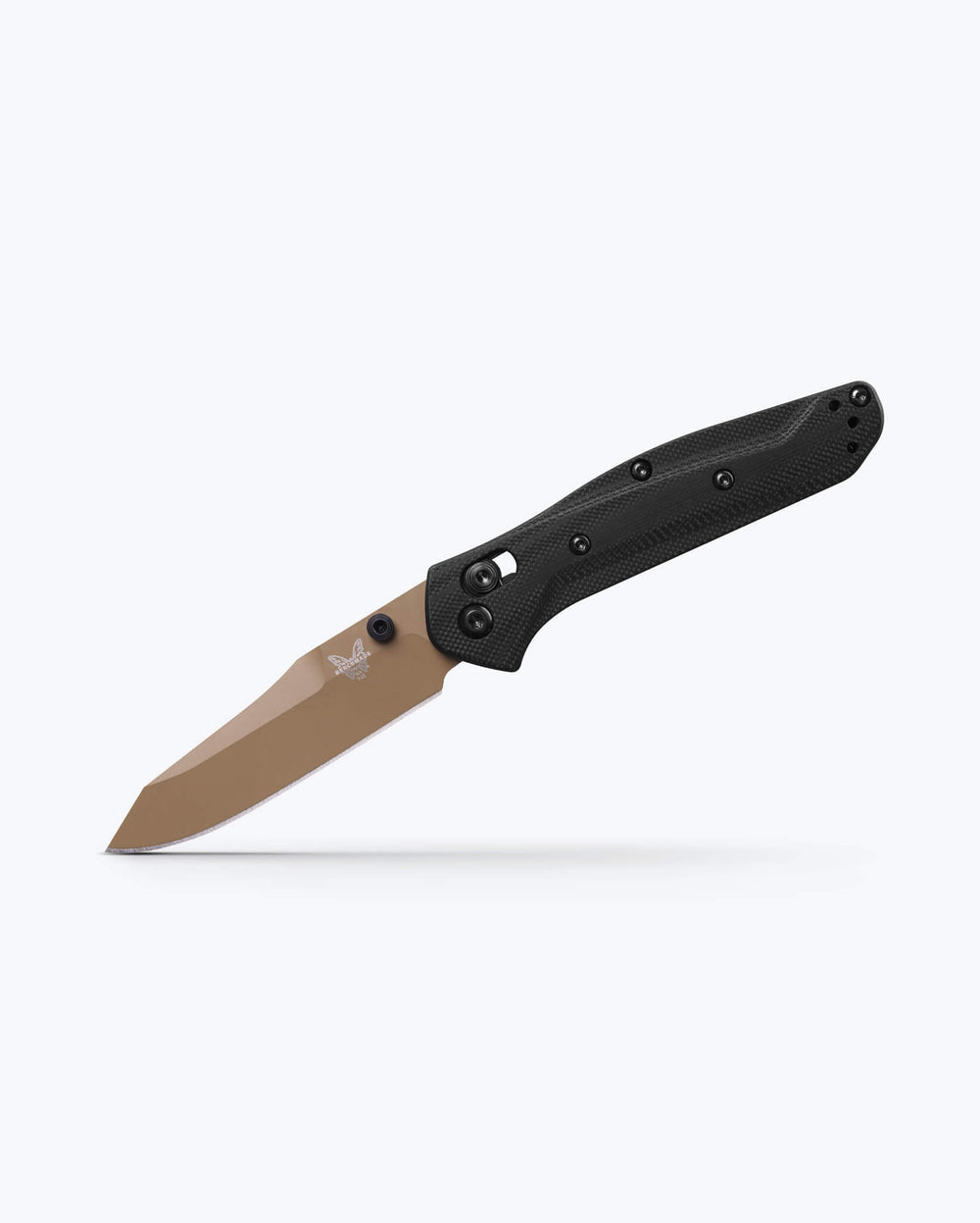 Black Carbon Fiber 945 Mini Osborne Coated Blade - Side Profile | Benchmade Knife Co.