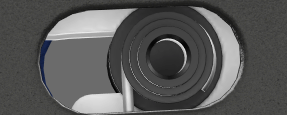 Black AXIS Lock Component - 3D Technical View | Benchmade Knife Co.