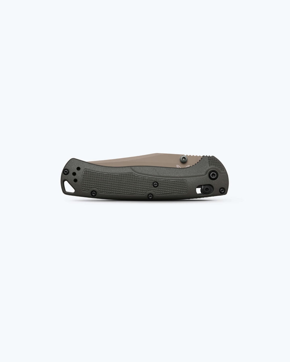 Benchmade Taggedout Deep Olive Grivory EDC Knife - Closed Position | Benchmade Knife Co.