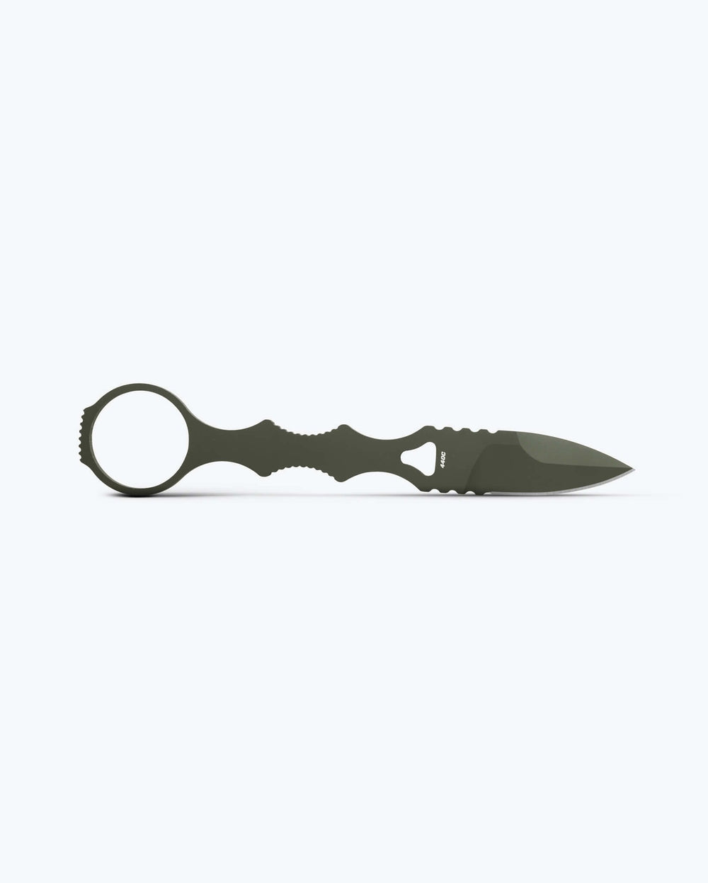OD Green Mini SOCP® Dagger - Horizontal Side View | Benchmade Knife Co.