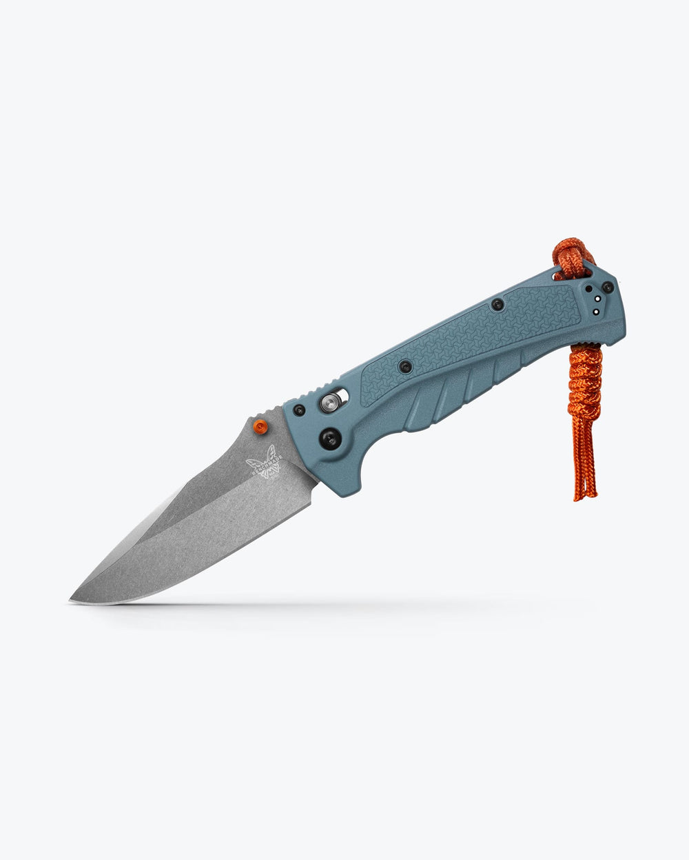 Benchmade Adira Depth Blue Grivory Drop-point - Angled Side View | Benchmade Knife Co.