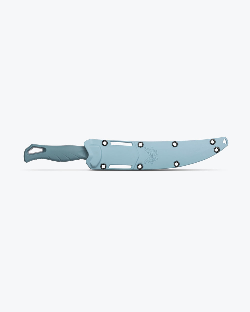 Benchmade Fishcrafter™ Depth Blue Santoprene® 7" Trailing Point with Sheath - Back View | Benchmade Knife Co.