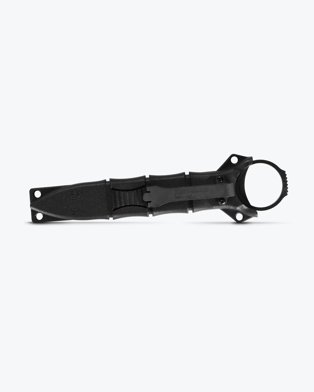 Black Mini SOCP® Dagger with MOLLE Sheath - Closed Position View | Benchmade Knife Co.