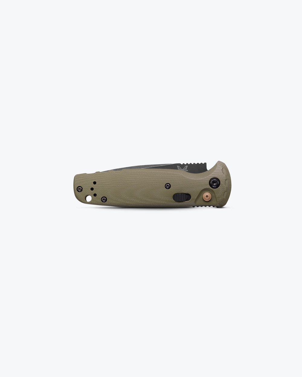 CLA | OD Green G10 Folding Knife - Closed Side View | Benchmade Knife Co.