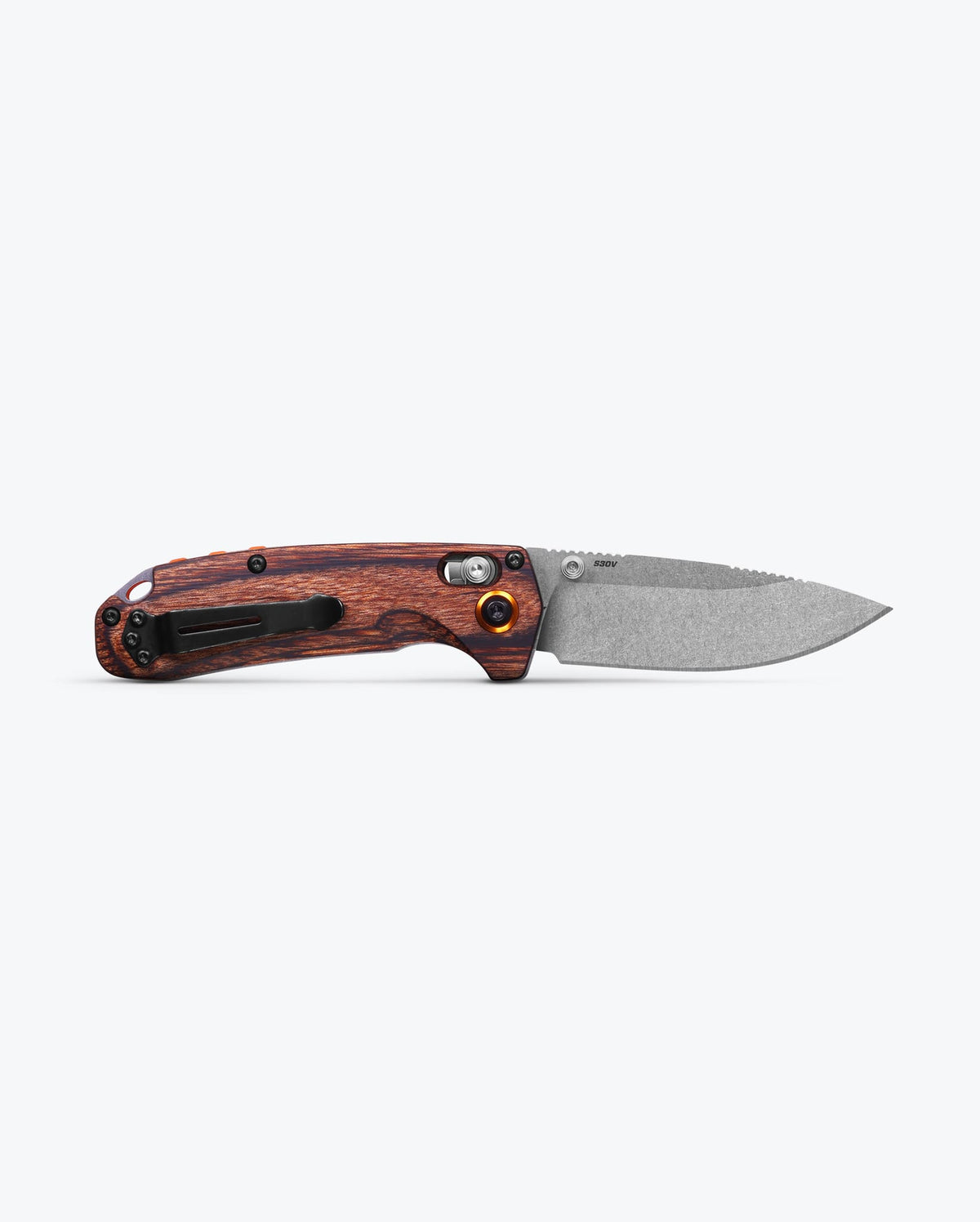 Benchmade North Fork Stabilized Wood Drop-point - Reverse Side View | Benchmade Knife Co.
