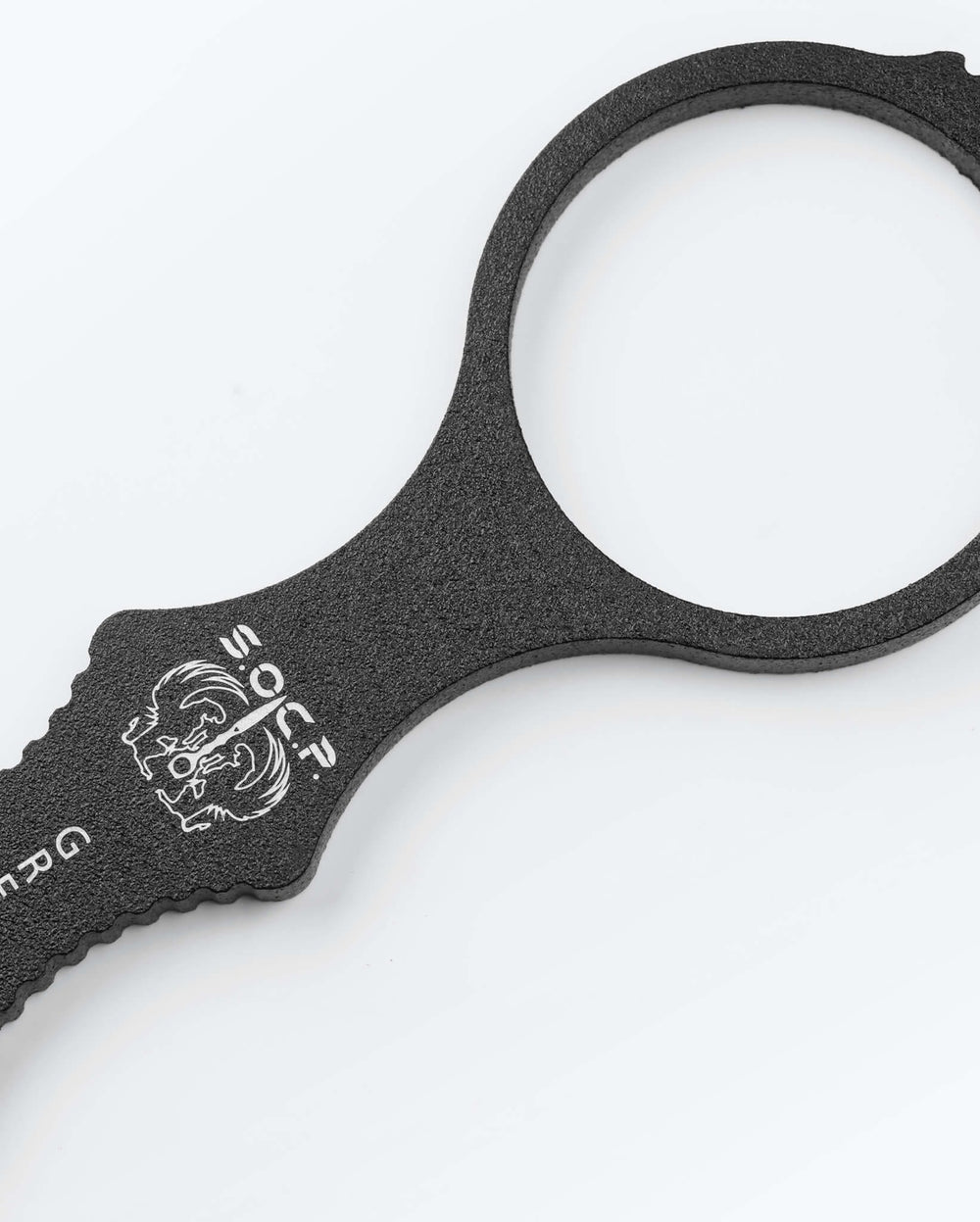 Black Mini SOCP® Dagger Ring Handle - Close-Up Detail | Benchmade Knife Co.