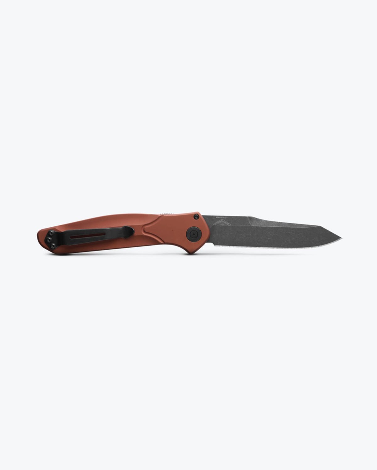 Auto Osborne Burnt Copper Aluminum Tactical Knife - Back Side Open | Benchmade Knife Co.