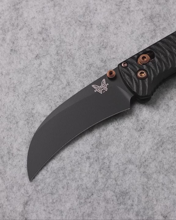 Product video showcasing knife features