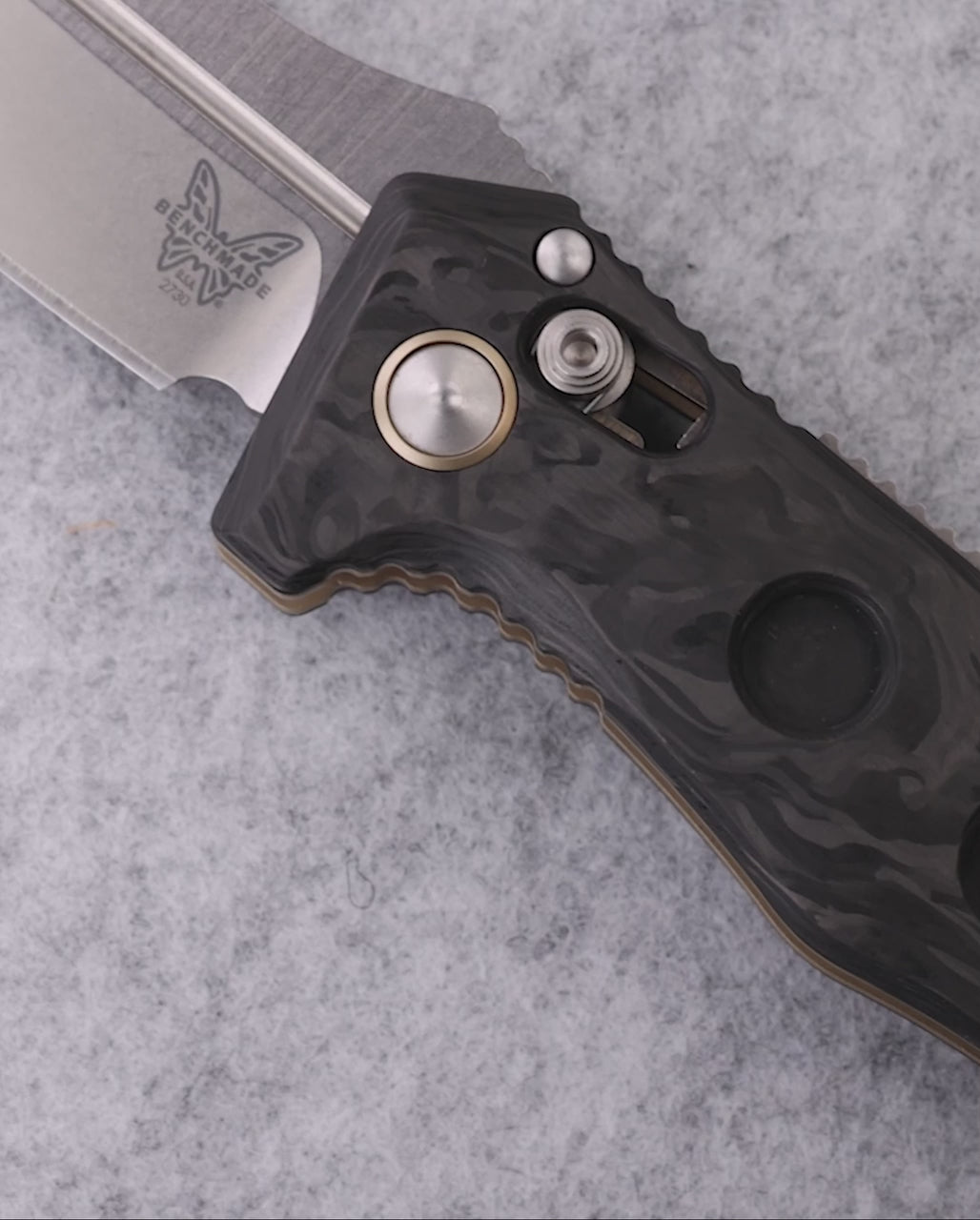 Product video showcasing knife features