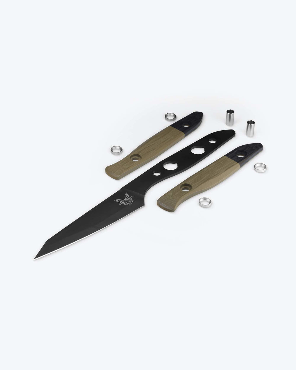 True Paring Knife OD Green - Exploded Parts View Components | Benchmade Knife Co.