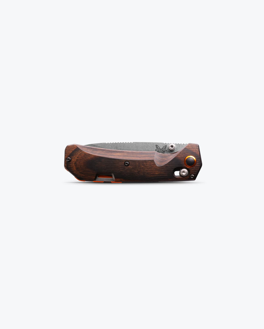 Grizzly Creek Stabilized Wood Drop-point - Closed Front View | Benchmade Knife Co.
