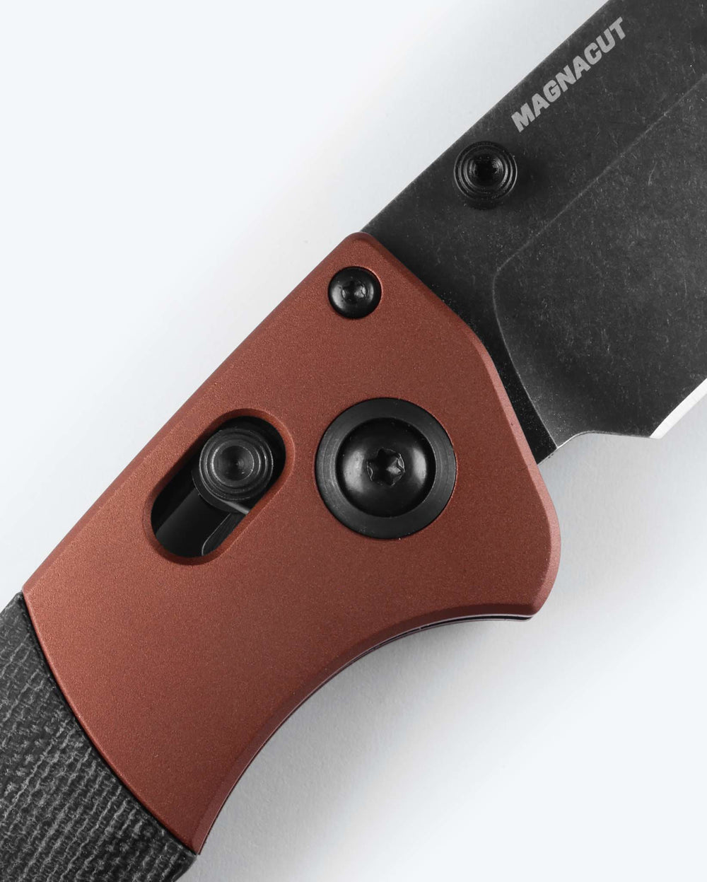 Crooked River MagnaCut Blade - Close Up Detail AXIS Lock | Benchmade Knife Co.