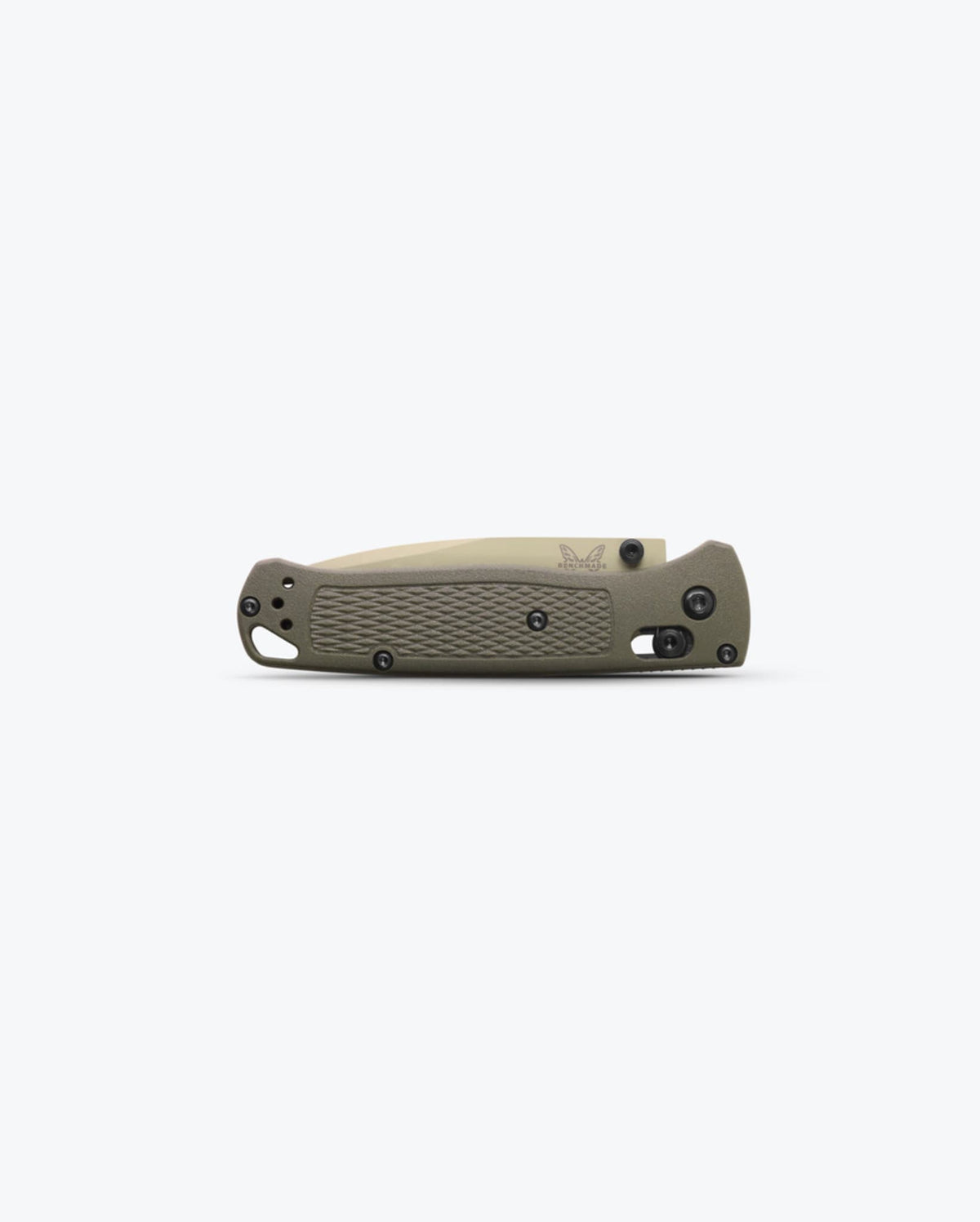 Bugout® Dark Olive Grivory - Profile View Closed | Benchmade Knife Co.