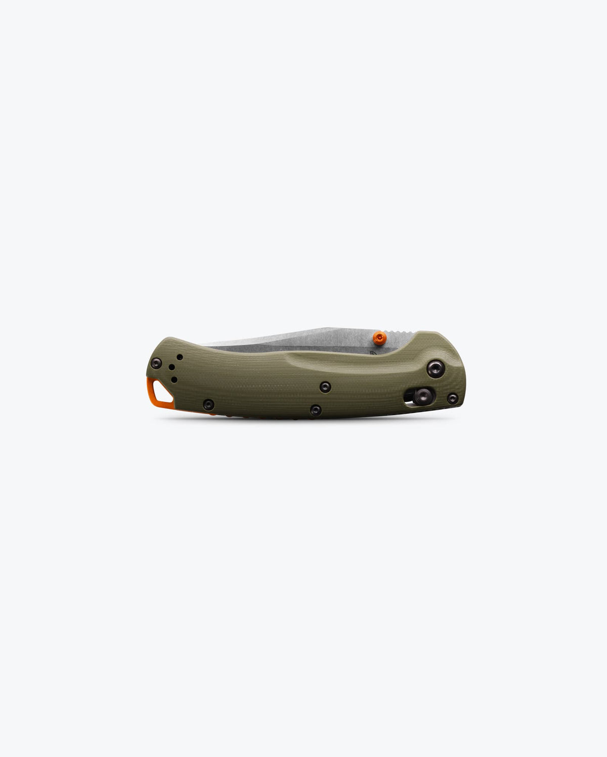 Benchmade Taggedout OD Green G10 Folder - Closed Front View | Benchmade Knife Co.