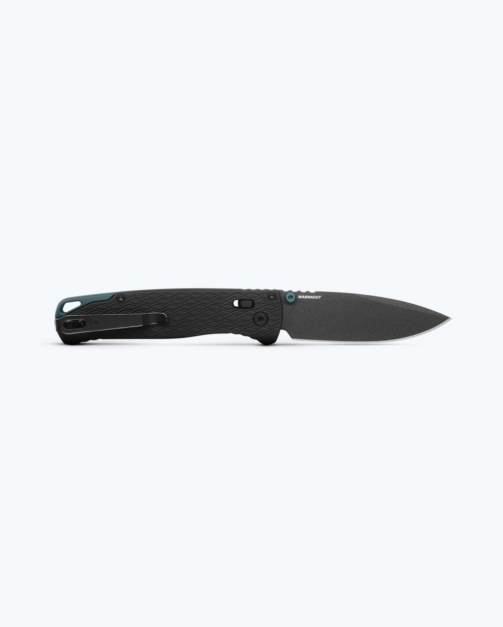 Bugout® Vapyr™ Black Aluminum Drop-Point - Back Open Profile | Benchmade Knife Co.