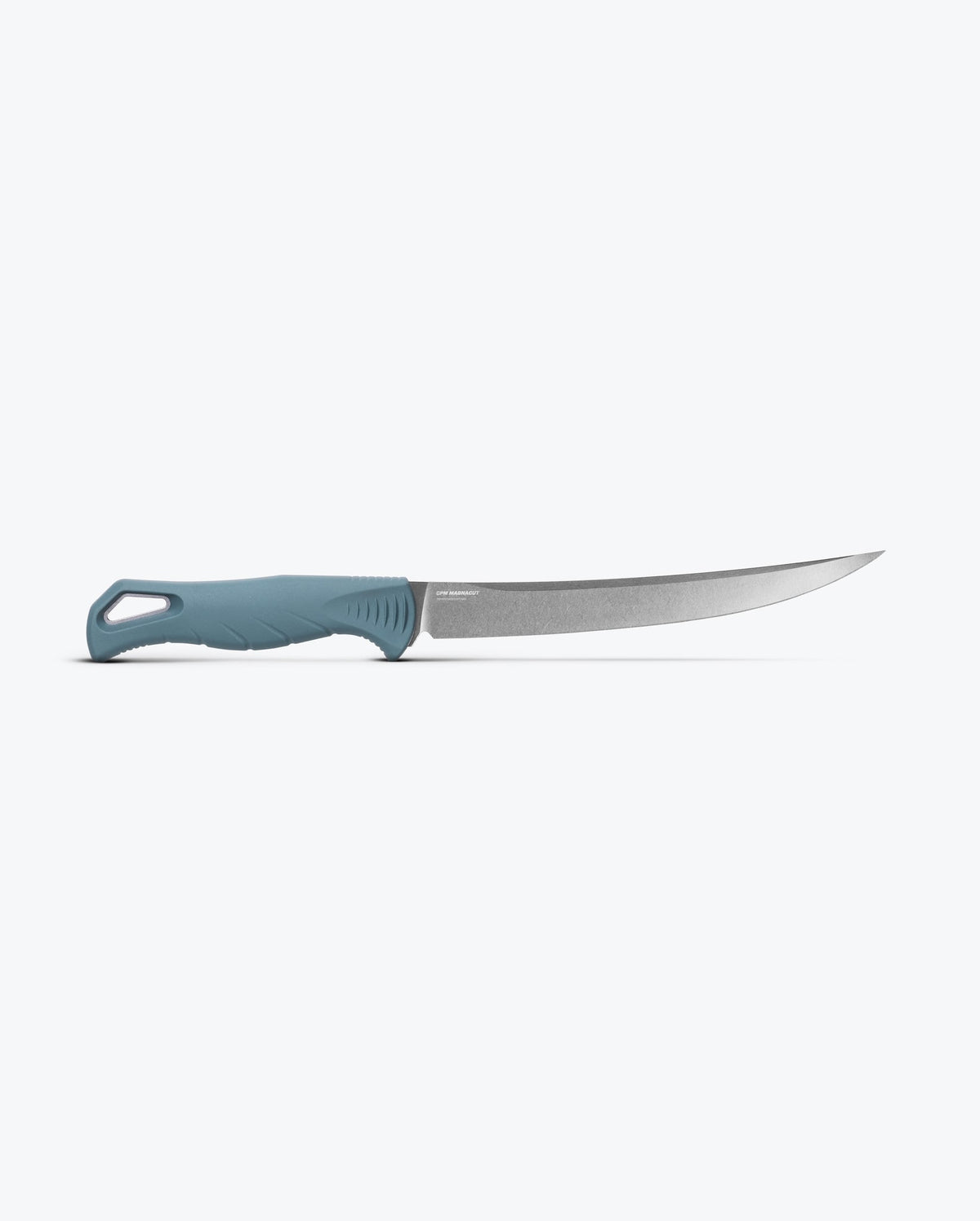 Benchmade Fishcrafter™ Depth Blue Santoprene® 7" Trailing Point Fillet Knife - Flat Lay | Benchmade Knife Co.
