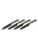 Custom Table Knife Set - Four Knives Side Profile | Benchmade Knife Co.