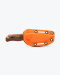 Hidden Canyon Hunter Richlite & G10 Drop-point knife with Orange Sheath - Front View | Benchmade Knife Co.