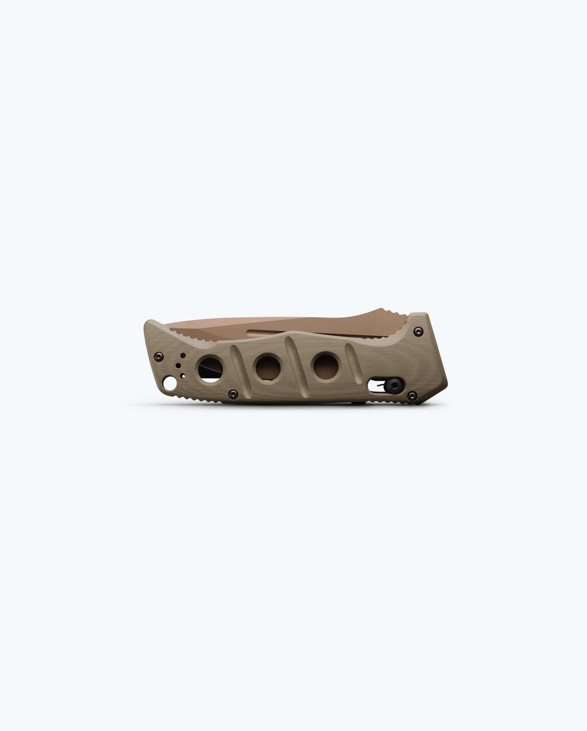 Fifth product image showing the Afront of knife closed