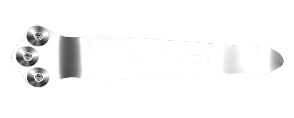 Satin Finish Three-Hole Clip - Full Length View | Benchmade Knife Co.