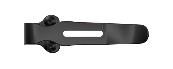 Black Steel Mini Deep Carry Pocket Clip - Side View | Benchmade Knife Co.