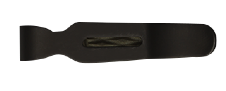 Satin Mini Deep Carry Pocket Clip - Top View | Benchmade Knife Co.